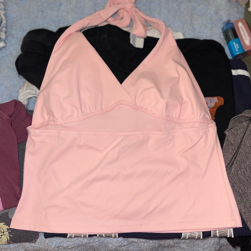 Amazon Essentials Pink Halter Top - Picture 2 of 3